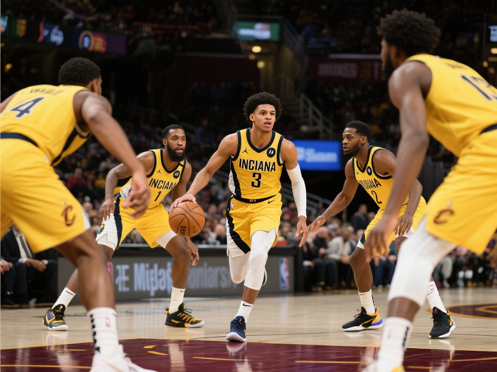 哈利伯顿双料表现耀眼 步行者力克骑士客场 除了哈利伯顿的个人发挥,步行者整体的团队