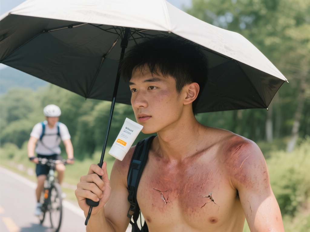 小鹿自拍分享:整理杂乱照片,疑似晒黑,待确认 为了让大家更直观地了解防晒的重要性,不妨