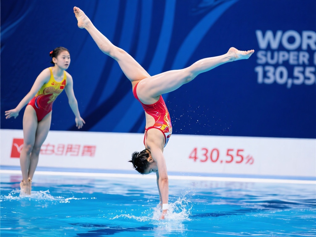 陈芋汐力克全红婵,世界杯超级总决赛三冠王诞生 在本届世界杯超级总决赛中,陈芋汐在女子1